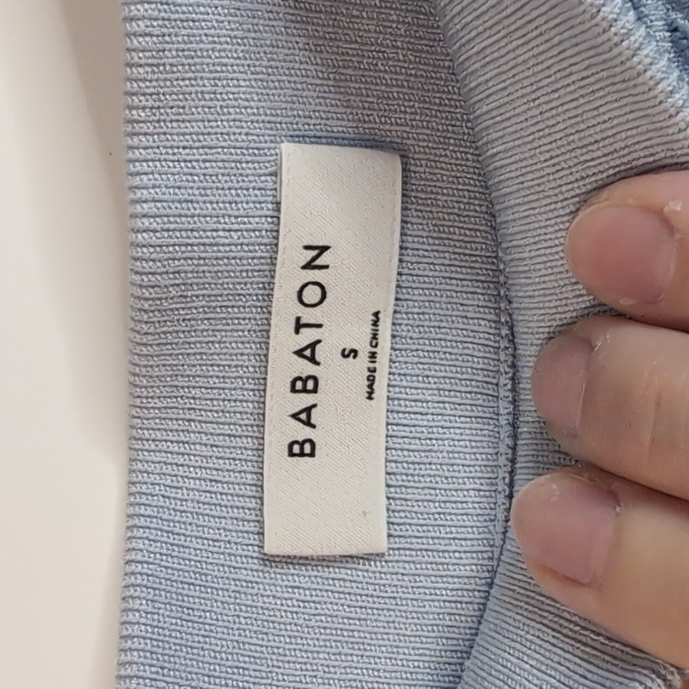 Babaton Pointelle Top + Skirt Set - S - Picture 3 of 4